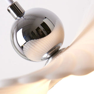ZOWALA - Artistic Stylish Round White Glass Globe Pendant Light Image - 9