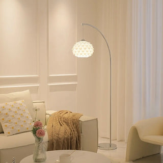 ZOWALA - Artistic Modern White Linterna Arch Metal Floor Lamp Image - 3