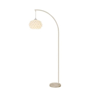ZOWALA - Artistic Modern White Linterna Arch Metal Floor Lamp Image - 5