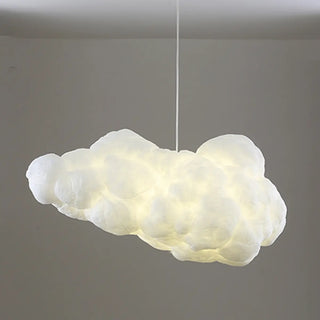 ZOWALA - Artistic Organic White Cloud Restaurant Pendant Light Image - 6