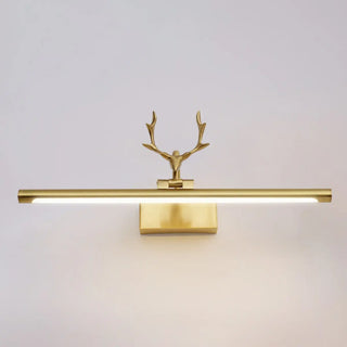 Decorative Gold Antlers Metal Bathroom Vanity Light Zowala Image - 10