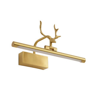 Decorative Gold Antlers Metal Bathroom Vanity Light Zowala Image - 12