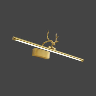 Decorative Gold Antlers Metal Bathroom Vanity Light Zowala Image - 6
