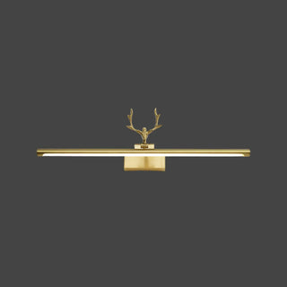 Decorative Gold Antlers Metal Bathroom Vanity Light Zowala Image - 7