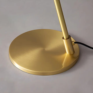 Bedroom Black Finish Modern Sleek Metal Table Lamp Zawala Image - 13