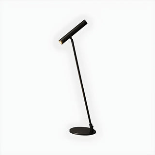 Bedroom Black Finish Modern Sleek Metal Table Lamp Zawala Image - 16