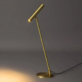 Bedroom Black Finish Modern Sleek Metal Table Lamp Zawala Image - 8