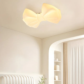 Girly Bedroom Bow-Knot LED Flush Mount Ceiling Light Zawala Image - 2