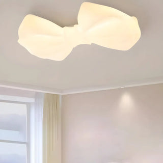 Girly Bedroom Bow-Knot LED Flush Mount Ceiling Light Zawala Image - 3