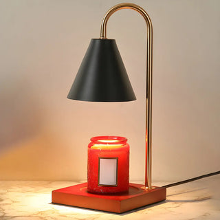 Bedroom Modern Cone Lampshade Wood Base Table Lamp Zawala Image - 1