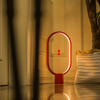 Bedroom Minimalist Oval Black Decor Night Table Lamp Zawala Image - 3