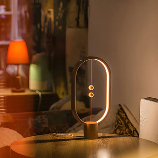 Bedroom Minimalist Oval Black Decor Night Table Lamp Zawala Image - 5