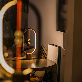 Bedroom Minimalist Oval Black Decor Night Table Lamp Zawala Image - 6