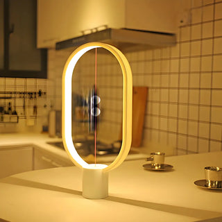 Bedroom Minimalist Oval Black Decor Night Table Lamp Zawala Image - 7