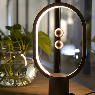 Bedroom Minimalist Oval Black Decor Night Table Lamp Zawala Image - 8