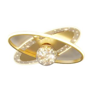 Bedroom Dreamy Star Moon LED Flush Mount Ceiling Light Zawala Image - 19