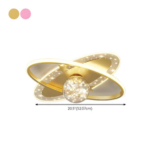 Bedroom Dreamy Star Moon LED Flush Mount Ceiling Light Zawala Image - 22