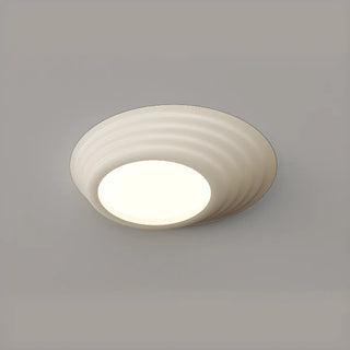 ZOWALA - Bedroom Minimalist white LED Flush Mount Ceiling Light Image - 6