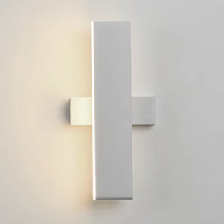 Rotatable Rectangular White Bedroom Wall Sconce Zawala Image - 12
