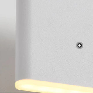 Rotatable Rectangular White Bedroom Wall Sconce Zawala Image - 16