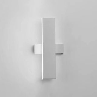 Rotatable Rectangular White Bedroom Wall Sconce Zawala Image - 5