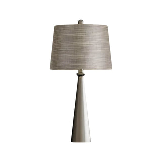 Bedroom Simple Tapered Fabric Drum Shade Table Lamp Zawala Image - 3