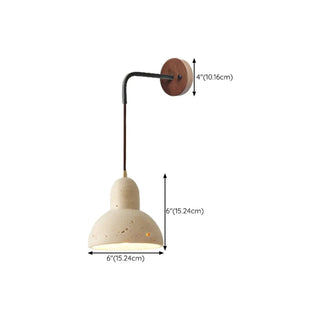 Cylinder Brown and Beige Bedside Pendant Wall Sconce Zawala Image - 16
