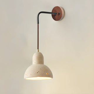 Cylinder Brown and Beige Bedside Pendant Wall Sconce Zawala Image - 5