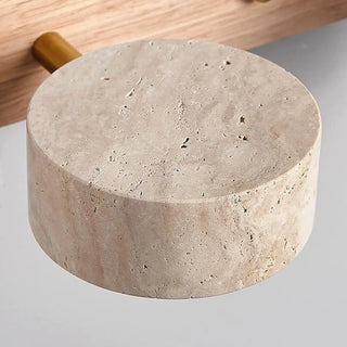 ZOWALA - Elegant Beige Stone 3 Light Bathroom Vanity Light Image - 16