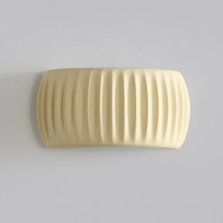ZOWALA - Beige Semicircle Resin Up Down Wall Sconce Image - 9