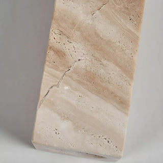 Japanese Swing Arm Bell Wood Stone Bedroom Brown Wall Light Image - 14