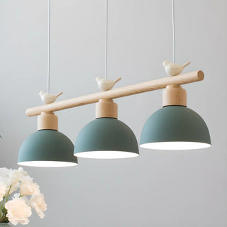 ZOWALA - Bird 3-Light Yellow Dome Island Light Image - 3