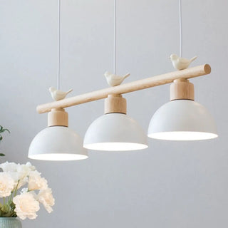 ZOWALA - Bird 3-Light Yellow Dome Island Light Image - 5