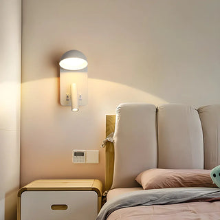 Adjustable Bowl Cylinder 2-Light Bedside Reading Wall Lamp Zawala Image - 14