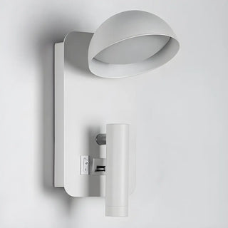 Adjustable Bowl Cylinder 2-Light Bedside Reading Wall Lamp Zawala Image - 6