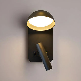 Adjustable Bowl Cylinder 2-Light Bedside Reading Wall Lamp Zawala Image - 9