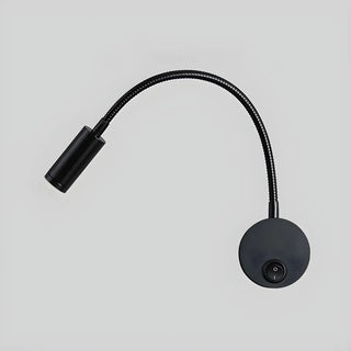 Flex Black Aluminum Bedside Reading Mini LED Wall Light Zawala Image - 2