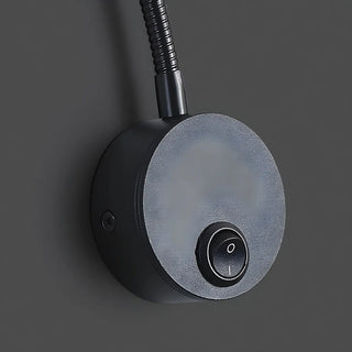 Flex Black Aluminum Bedside Reading Mini LED Wall Light Zawala Image - 7