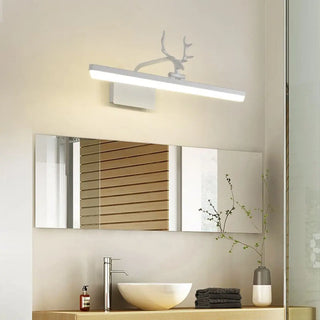 ZOWALA - Straight Minimalist Antler Design LED Vanity Light Image - 2