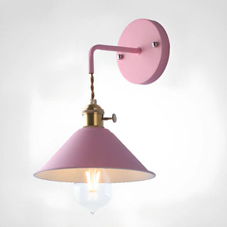 ZOWALA - Grey Cone Minimalist Bedside LED Wall Light Image - 10