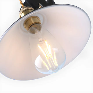 ZOWALA - Grey Cone Minimalist Bedside LED Wall Light Image - 17