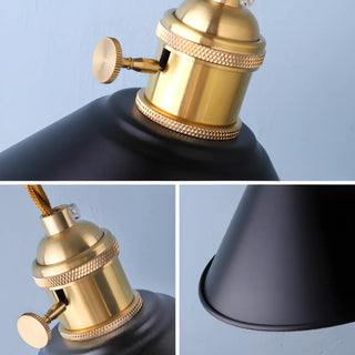 ZOWALA - Grey Cone Minimalist Bedside LED Wall Light Image - 19