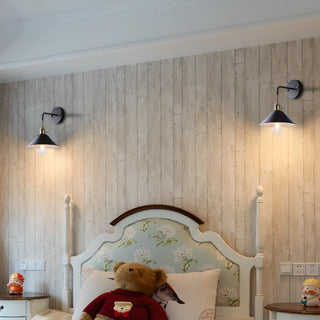 ZOWALA - Grey Cone Minimalist Bedside LED Wall Light Image - 4