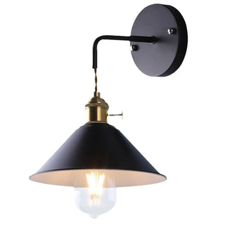 ZOWALA - Grey Cone Minimalist Bedside LED Wall Light Image - 5