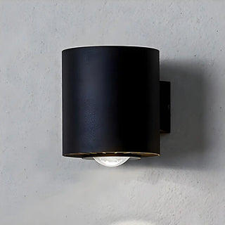 ZOWALA - Black Simple Cylinder Downlight Metal LED Wall Light Image - 7