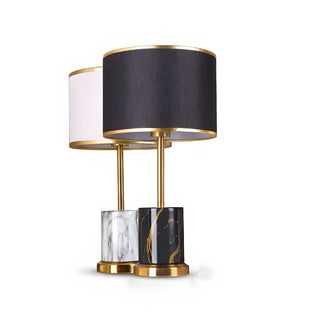 Modern Fashionable Black Cylindrical Metal Table Lamp Zawala Image - 12
