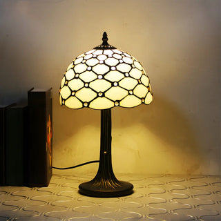 Tiffany Dragonfly Painted Umbrella Glass Table Lamp Zawala Image - 1
