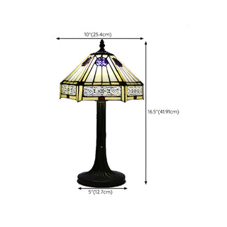 Tiffany Dragonfly Painted Umbrella Glass Table Lamp Zawala Image - 18