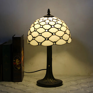 Tiffany Dragonfly Painted Umbrella Glass Table Lamp Zawala Image - 2