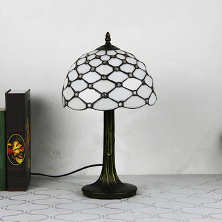 Tiffany Dragonfly Painted Umbrella Glass Table Lamp Zawala Image - 9